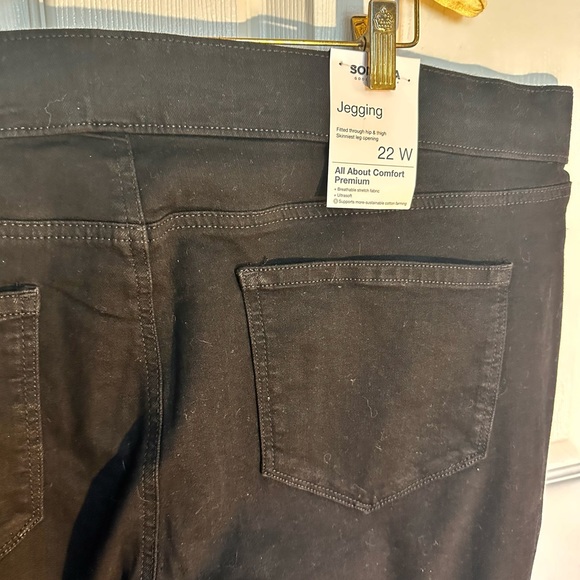 NWT Sonoma Jegging Black Pants NWT Size 22W - Picture 5 of 11